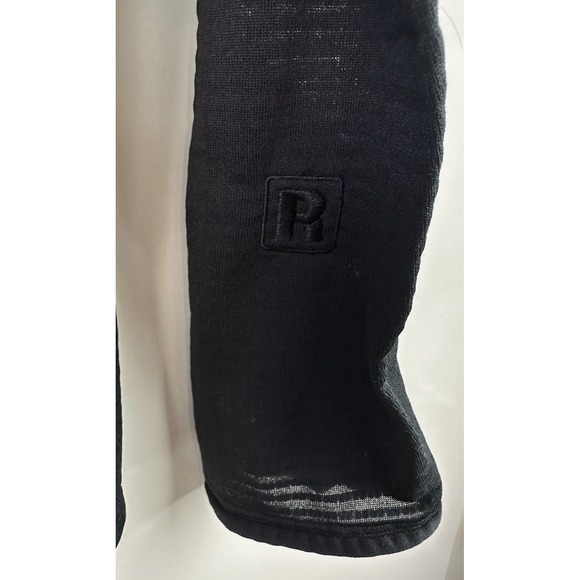 Patagonia R1 Fleece Pullover Hoody Half Zip Black Waffle Lightweight Men's Large - Picture 4 of 16